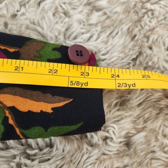 Dépèche Mode Vintage Long Sleeve Floral Shirt Dress Size 8 - Picture 12 of 12